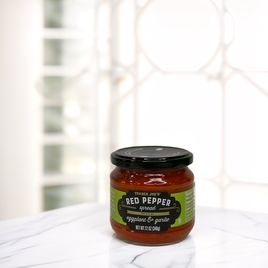 Trader Joes Red Pepper Spread with Eggplant and Garlic 340 g