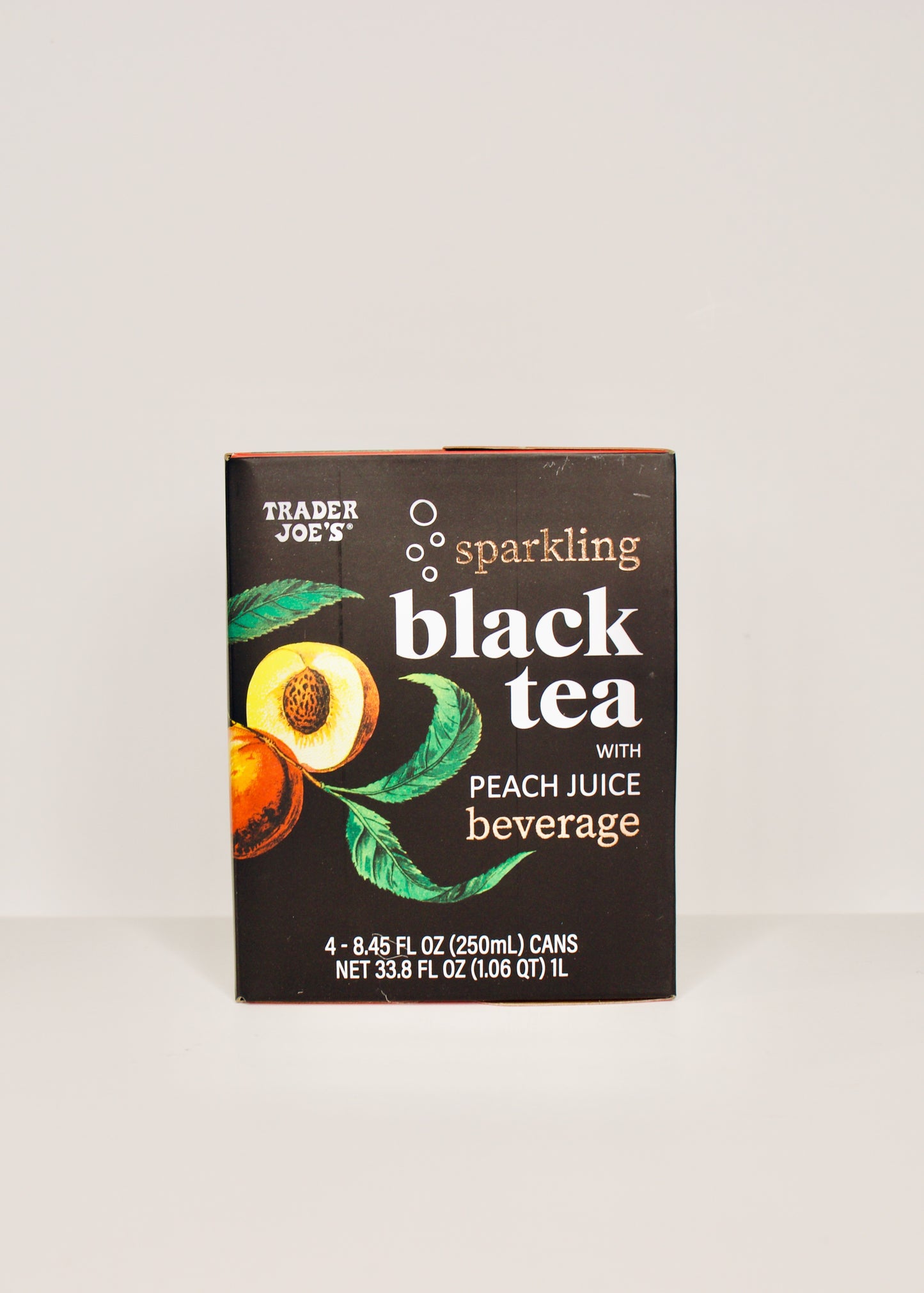 Trader Joes Black Tea with Peach Juice